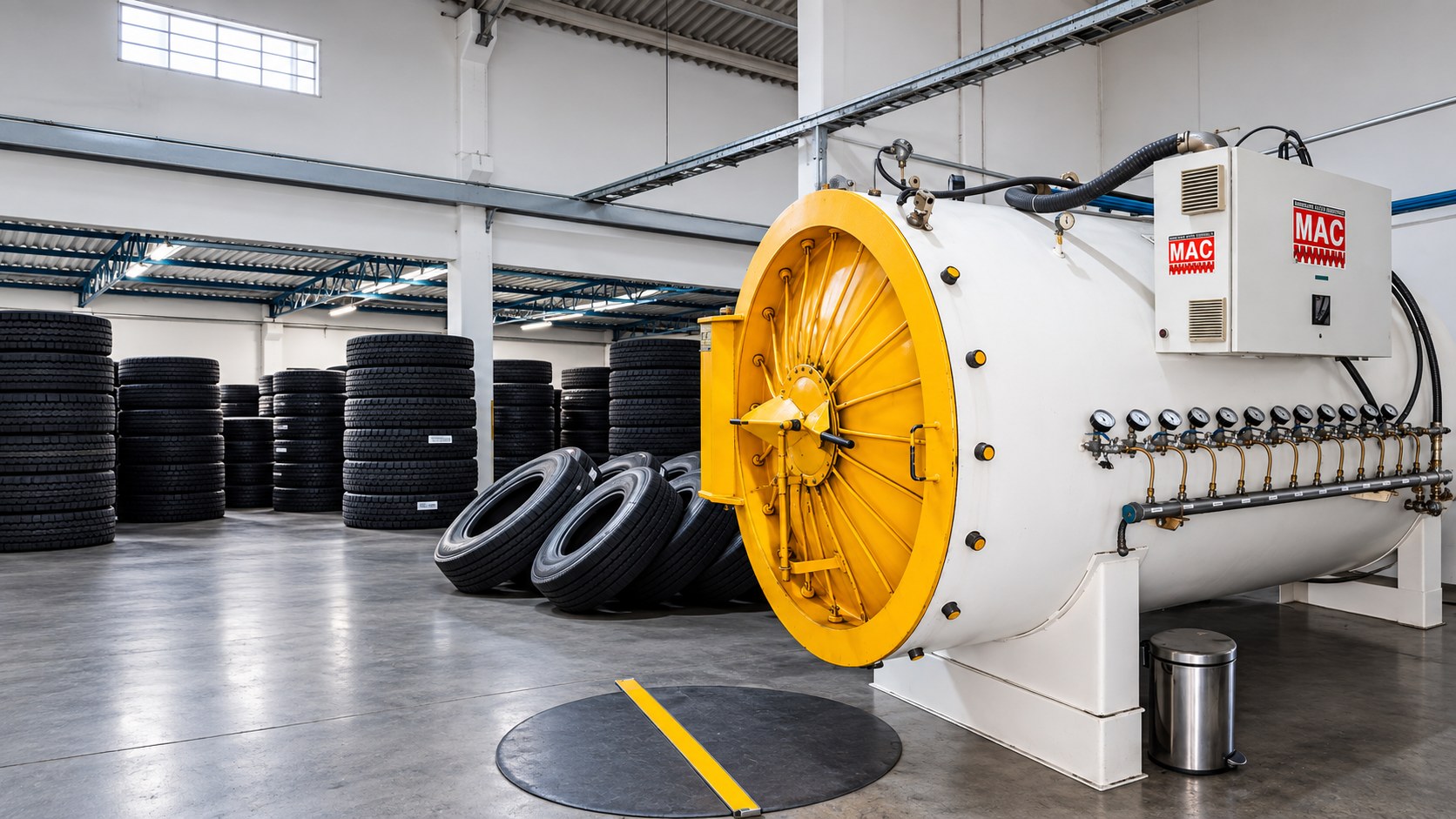 Autoclave com sistema MAC — imagem representativa da tecnologia.
